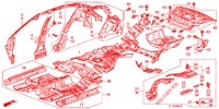BODEN/INNENBLECHE  für Honda ACCORD DIESEL 2.2 ELEGANCE 4 Türen 6 gang-Schaltgetriebe 2012
