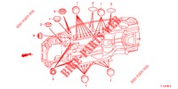 GUMMITUELLE (INFERIEUR) für Honda ACCORD DIESEL 2.2 ELEGANCE 4 Türen 6 gang-Schaltgetriebe 2012