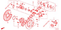 HINTERRADBREMSE (1) für Honda ACCORD DIESEL 2.2 ELEGANCE 4 Türen 6 gang-Schaltgetriebe 2012