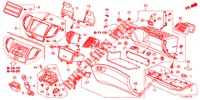 INSTRUMENT, ZIERSTUECK (COTE DE PASSAGER) (LH) für Honda ACCORD DIESEL 2.2 ELEGANCE 4 Türen 6 gang-Schaltgetriebe 2012