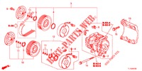 KLIMAANLAGE (COMPRESSEUR) (DIESEL) für Honda ACCORD DIESEL 2.2 ELEGANCE 4 Türen 6 gang-Schaltgetriebe 2012
