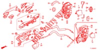 TUERSCHLOESSER, HINTEN/AEUSSERER GRIFF  für Honda ACCORD DIESEL 2.2 ELEGANCE 4 Türen 6 gang-Schaltgetriebe 2012