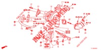 TURBOLADER SYSTEM (DIESEL) für Honda ACCORD DIESEL 2.2 ELEGANCE 4 Türen 6 gang-Schaltgetriebe 2012