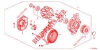LICHTMASCHINE (DENSO) (DIESEL) für Honda ACCORD DIESEL 2.2 ELEGANCE PACK 4 Türen 6 gang-Schaltgetriebe 2012