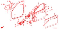 TUERTAFELN, VORNE(2D)  für Honda ACCORD DIESEL 2.2 ELEGANCE PACK 4 Türen 6 gang-Schaltgetriebe 2012