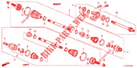 ANTRIEBSWELLE, VORNE/HALBWELLE (DIESEL) für Honda ACCORD DIESEL 2.2 EXECUTIVE 4 Türen 6 gang-Schaltgetriebe 2012