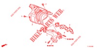 AUSPUFFKRUEMMER (DIESEL) für Honda ACCORD DIESEL 2.2 EXECUTIVE 4 Türen 6 gang-Schaltgetriebe 2012