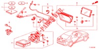 EINBAUSATZ F. RNS2  für Honda ACCORD DIESEL 2.2 EXECUTIVE 4 Türen 6 gang-Schaltgetriebe 2012