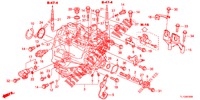 GETRIEBEGEHAEUSE (DIESEL) für Honda ACCORD DIESEL 2.2 EXECUTIVE 4 Türen 6 gang-Schaltgetriebe 2012