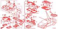 INNENLEUCHTE (2) für Honda ACCORD DIESEL 2.2 EXECUTIVE 4 Türen 6 gang-Schaltgetriebe 2012