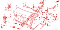 KOFFERRAUMDECKEL(4D)  für Honda ACCORD DIESEL 2.2 EXECUTIVE 4 Türen 6 gang-Schaltgetriebe 2012
