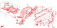 KOTFLUEGEL, VORNE  für Honda ACCORD DIESEL 2.2 EXECUTIVE 4 Türen 6 gang-Schaltgetriebe 2012