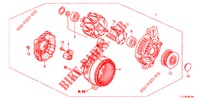LICHTMASCHINE (DENSO) (DIESEL) für Honda ACCORD DIESEL 2.2 EXECUTIVE 4 Türen 6 gang-Schaltgetriebe 2012