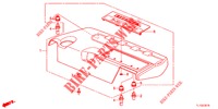 MOTORABDECKUNG (DIESEL) für Honda ACCORD DIESEL 2.2 EXECUTIVE 4 Türen 6 gang-Schaltgetriebe 2012