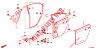 TUERBLECHE, HINTEN(4D)  für Honda ACCORD DIESEL 2.2 EXECUTIVE 4 Türen 6 gang-Schaltgetriebe 2012