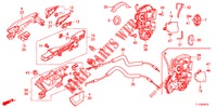 TUERSCHLOESSER, HINTEN/AEUSSERER GRIFF  für Honda ACCORD DIESEL 2.2 EXECUTIVE 4 Türen 6 gang-Schaltgetriebe 2012