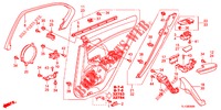 TUERVERKLEIDUNG, HINTEN(4D)  für Honda ACCORD DIESEL 2.2 EXECUTIVE 4 Türen 6 gang-Schaltgetriebe 2012