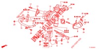 TURBOLADER SYSTEM (DIESEL) für Honda ACCORD DIESEL 2.2 EXECUTIVE 4 Türen 6 gang-Schaltgetriebe 2012