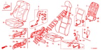 VORDERSITZ/SITZGURTE (D.) (LH) für Honda ACCORD DIESEL 2.2 EXECUTIVE 4 Türen 6 gang-Schaltgetriebe 2012