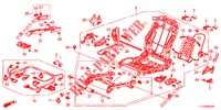 VORNE SITZKOMPONENTEN (D.) (SIEGE ENTIEREMENT MOTORISE) für Honda ACCORD DIESEL 2.2 EXECUTIVE 4 Türen 6 gang-Schaltgetriebe 2012