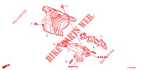 AUSPUFFKRUEMMER (DIESEL) für Honda ACCORD DIESEL 2.2 S 4 Türen 6 gang-Schaltgetriebe 2012
