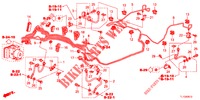 BREMSLEITUNGEN (VSA) (DIESEL) (LH) für Honda ACCORD DIESEL 2.2 S 4 Türen 6 gang-Schaltgetriebe 2012