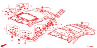 DACHVERKLEIDUNG  für Honda ACCORD DIESEL 2.2 S 4 Türen 6 gang-Schaltgetriebe 2012