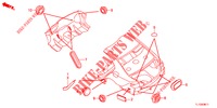 GUMMITUELLE (ARRIERE) für Honda ACCORD DIESEL 2.2 S 4 Türen 6 gang-Schaltgetriebe 2012