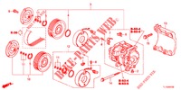 KLIMAANLAGE (COMPRESSEUR) (DIESEL) für Honda ACCORD DIESEL 2.2 S 4 Türen 6 gang-Schaltgetriebe 2012