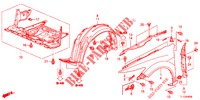 KOTFLUEGEL, VORNE  für Honda ACCORD DIESEL 2.2 S 4 Türen 6 gang-Schaltgetriebe 2012