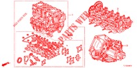 MOTOREINHEIT/GETRIEBE KOMPL. (DIESEL) für Honda ACCORD DIESEL 2.2 S 4 Türen 6 gang-Schaltgetriebe 2012