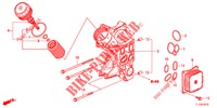OELFILTERGEHAEUSE (DIESEL) für Honda ACCORD DIESEL 2.2 S 4 Türen 6 gang-Schaltgetriebe 2012