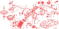RADIOANTENNE/LAUTSPRECHER (LH) für Honda ACCORD DIESEL 2.2 S 4 Türen 6 gang-Schaltgetriebe 2012