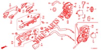 TUERSCHLOESSER, HINTEN/AEUSSERER GRIFF  für Honda ACCORD DIESEL 2.2 S 4 Türen 6 gang-Schaltgetriebe 2012