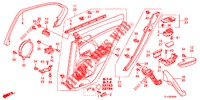 TUERVERKLEIDUNG, HINTEN(4D)  für Honda ACCORD DIESEL 2.2 S 4 Türen 6 gang-Schaltgetriebe 2012