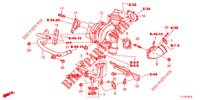 TURBOLADER SYSTEM (DIESEL) für Honda ACCORD DIESEL 2.2 S 4 Türen 6 gang-Schaltgetriebe 2012