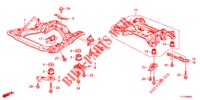 VORDERER HILFSRAHMEN/HINTERER TRAEGER (DIESEL) für Honda ACCORD DIESEL 2.2 S 4 Türen 6 gang-Schaltgetriebe 2012