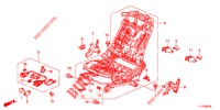 VORNE SITZKOMPONENTEN (D.) (SIEGE REGLAGE MANUEL) für Honda ACCORD DIESEL 2.2 S 4 Türen 6 gang-Schaltgetriebe 2012