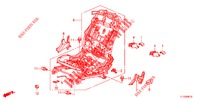 VORNE SITZKOMPONENTEN (G.) (SIEGE REGLAGE MANUEL) für Honda ACCORD DIESEL 2.2 S 4 Türen 6 gang-Schaltgetriebe 2012