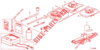 WERKZEUGE/WAGENHEBER  für Honda ACCORD DIESEL 2.2 S 4 Türen 6 gang-Schaltgetriebe 2012