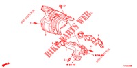 AUSPUFFKRUEMMER (DIESEL) für Honda ACCORD DIESEL 2.2 SH 4 Türen 6 gang-Schaltgetriebe 2012