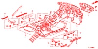 BODENMATTE/ISOLATOR  für Honda ACCORD DIESEL 2.2 SH 4 Türen 6 gang-Schaltgetriebe 2012
