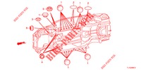 GUMMITUELLE (INFERIEUR) für Honda ACCORD DIESEL 2.2 SH 4 Türen 6 gang-Schaltgetriebe 2012