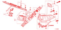 HECKLEUCHTE/KENNZEICHENBELEUCHTUNG (PGM FI)  für Honda ACCORD DIESEL 2.2 SH 4 Türen 6 gang-Schaltgetriebe 2012
