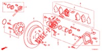 HINTERRADBREMSE (2) für Honda ACCORD DIESEL 2.2 SH 4 Türen 6 gang-Schaltgetriebe 2012