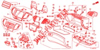 INSTRUMENT, ZIERSTUECK (COTE DE PASSAGER) (LH) für Honda ACCORD DIESEL 2.2 SH 4 Türen 6 gang-Schaltgetriebe 2012