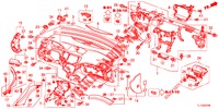 INSTRUMENTENBRETT, OBEN (LH) für Honda ACCORD DIESEL 2.2 SH 4 Türen 6 gang-Schaltgetriebe 2012