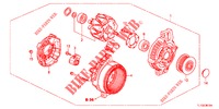 LICHTMASCHINE (DENSO) (DIESEL) für Honda ACCORD DIESEL 2.2 SH 4 Türen 6 gang-Schaltgetriebe 2012