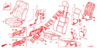 VORDERSITZ/SITZGURTE (D.) (LH) für Honda ACCORD DIESEL 2.2 SH 4 Türen 6 gang-Schaltgetriebe 2012