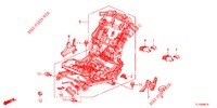 VORNE SITZKOMPONENTEN (G.) (SIEGE REGLAGE MANUEL) für Honda ACCORD DIESEL 2.2 SH 4 Türen 6 gang-Schaltgetriebe 2012